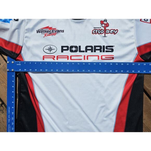 Walker Evans Polaris Racing Shirt Jersey Crewneck G2Gemini Mens XL Stud Boy USA - Picture 4 of 6
